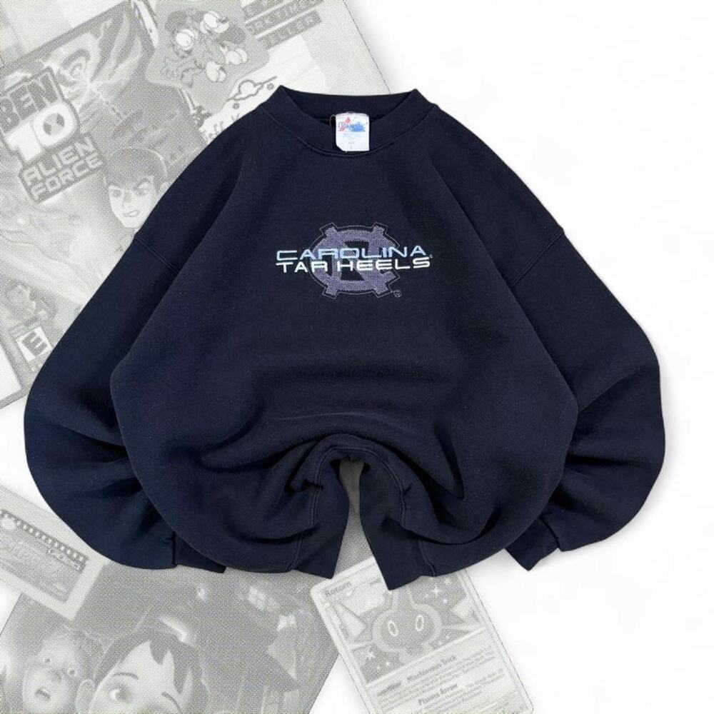 90’s Black‎ Majestic Carolina Tarheels University pullover